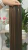 Set da 6 Pezzi Estensioni per Capelli Clip-in Capelli Lunghi Lisci per Testa Intera Parrucca Sintetica per Donne