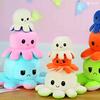 Adorable Double-sided Flip Reversible Octopus Plush Toy In Soft And Lifelike Style