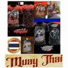 Muay Thai T-Shirt Kick Boxing 3D Print Gothic Graphic Men Women Unisex Short Sleeve Round Neck MMA Mix Martial Art Streetwear Casual