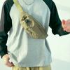 Men's Outdoor Waist Bag Water Kettle Bag Solid Color Mobile Phone Bag Chest Bag Crossbody Bag