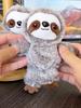 Folivora Plush Keychain With Soft Short Pile For Backpack Decoration Gift