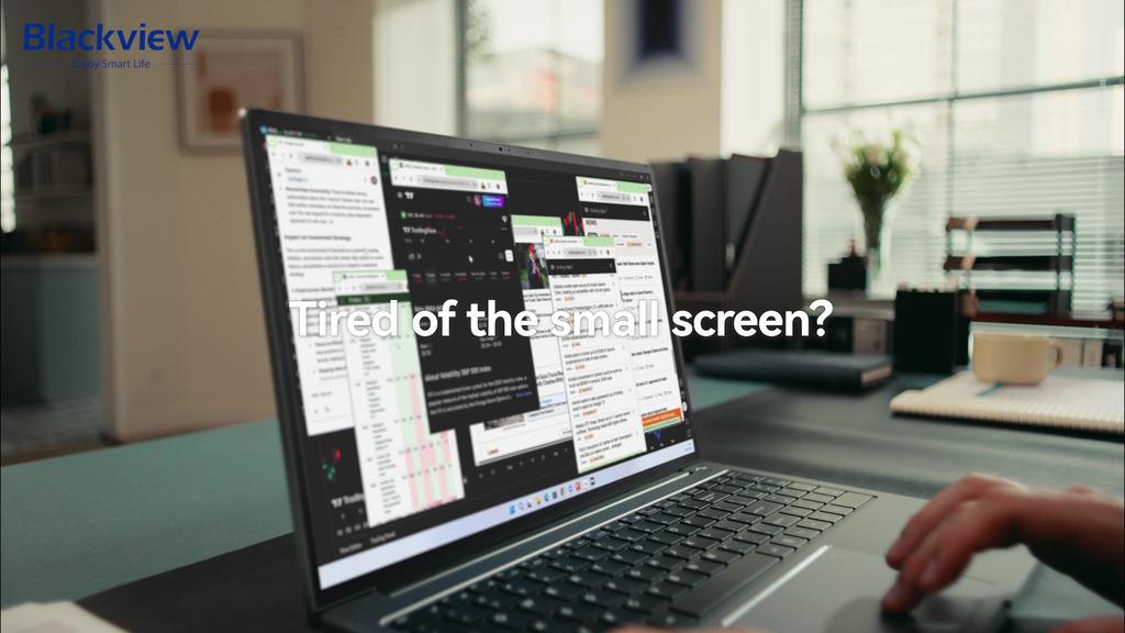 Blackview DCM6 14palcový monitor s duální obrazovkou, prodlužovač obrazovky notebooku, USB-C FHD 1080P přenosný monitor, IPS 60Hz externí monitor