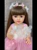 KEIUMI Realistic Princess Reborn Baby Dolls 55 Cm Full Silicone Vinyl Bebe Reborn Newborn Girl Baby Toys For Birthday Gifts