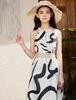 Children Clothing Halter Dress for Girls Sleeveless Printed Summer Princess Dress for 8-12Y