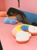 Nordisches Regenbogen-Wolken-Stern-Plüschkissen für Mädchenzimmer-Dekoration