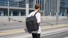 Unisex Laptop Backpack Waterproof Casual Daypack with Flap and Buckle Closure