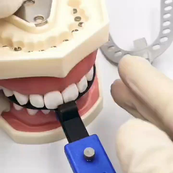 1 Se ProGauge for Bite Recording Oral Centric Tray Set Dental Impression Trays Denture Repair Occlusal Record Articulator