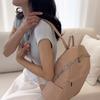 Women's Solid Collor Backpack Student School Bag Travel Backpack