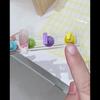 Magnetic Neon Color Nail Art Practice Base Nail Tips Holder Set for Press-on Nails Display Salon and Home Use
