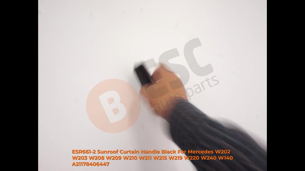 ESR661-2 Maniglia Tenda Tetto Apribile Nera Per Mercedes W202 W203 W208 W209 W210 W211 W215 W219 W220 W240 W140 A21178406447