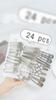 24Pcs/Set Y2K Silver Metal Hairpins for Women Girls Star Hair Clip Multiple Styles Seamless Duckbill Clip Girls Hair Accessoires