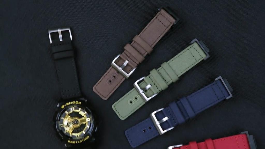 16mm Soft Bracelet for Casio G-SHOCK Canvas Watch Strap DW-5600BBN GW-M5610 GA100/110 22mm Nylon Watch Band