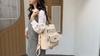 Retro Women's Backpack Large Capacity PU Backpack