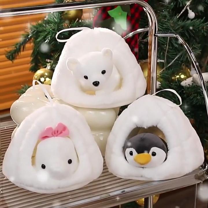 Polar Oceanarium Penguin Plush Toy With Pp Cotton Filling For Kids And Collectors