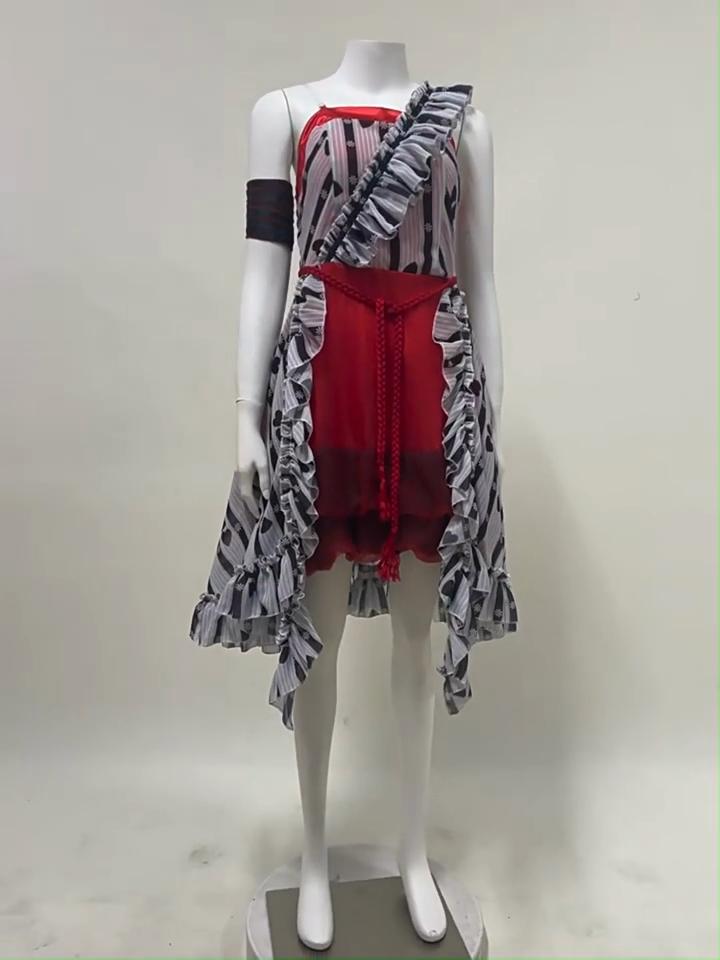 Alice In Wonderland Cosplay Costume For Women With Chiffon Dress Halloween Dress Up