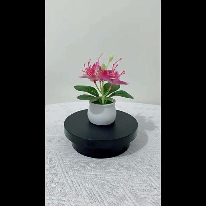 Mini Jasmine Faux Plant With Plastic And Soft Gel For Home Decor And Photography Props