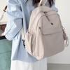 Large Capacity Outdoor Backpack Lightweight Solid Color Backpack