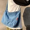 Denim Crossbody Bag Couple Student Shoulder Bag Female Shopping Bag