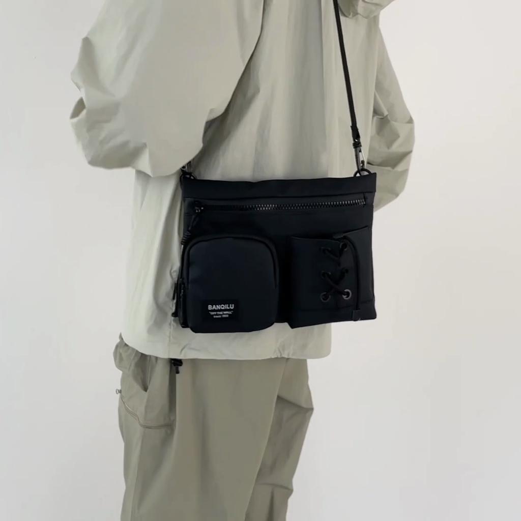 Ανδρική Υπαίθρια Τσάντα Ταχυδρόμου για Μετακινήσεις Μεγάλης Χωρητικότητας Τσάντα Ώμου