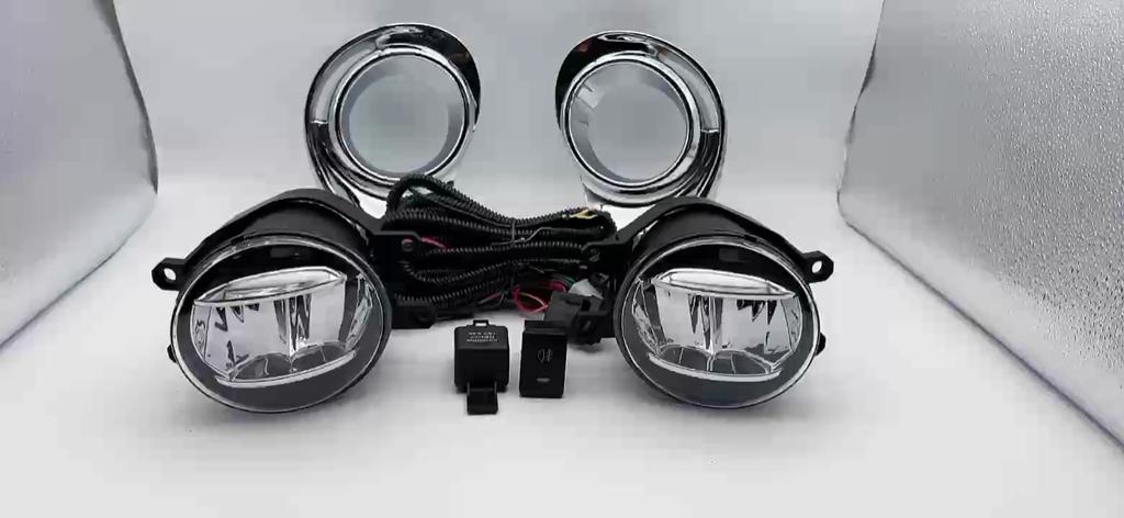 1 Set Fog Lights Headlight for Toyota Prius c Aqua 2015 2016 2017 led Fog lights Car Fog Lamp Kit With Harness Bulb Switch