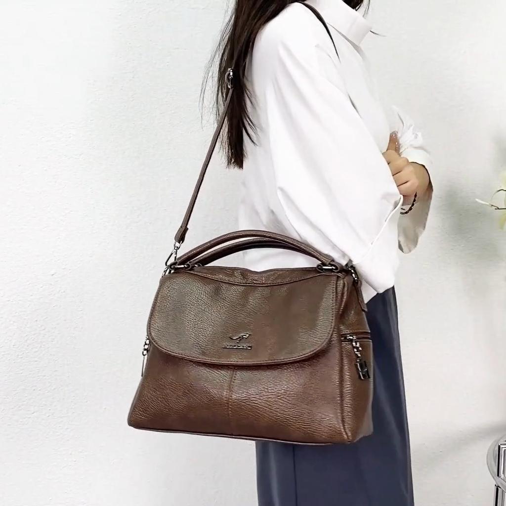 Vintage Women's Bag Shoulder Bag PU Shoulder Crossbody Bag