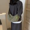 Solid Color Shoulder Bag Dumpling Bag Women's Crossbody Bag