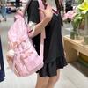 Bamboo Printed Backpack Junior High School Student Schoolbag Lightweight Large Capacity Backpack
