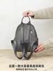Premium Cowhide Leather Backpack for Ladies - Multi-pocket Casual Backpack