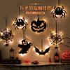 Halloween Luminous Decoration Halloween Pumpkin Party Props Halloween Party Pendant Hanging Spider Web Wizard Castle Black Cat