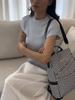 Houndstooth Print Backpack Women's Lightweight Large Capacity Commuter Travel Backpack