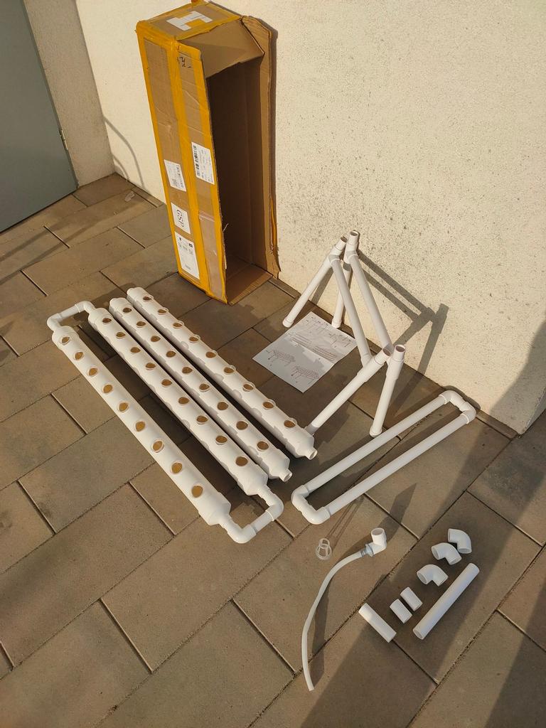 8x8 garden kit on 54 Holes Hydroponic Piping Site Grow Kit Deep Water Culture Planting Box Gardening System Nursery Pot Hydroponic Rack 220v Buy From 84 On Joom E Commerce Platform