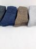 5 Paar Herren-Wintersocken aus Baumwolle, warm, weich, voll gepolstert, Crew-Socken, Größe 38–45