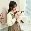 Plush Siamese Cat Toy With Pp Cotton Filling For Kids And Adults