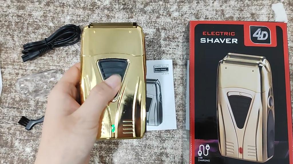 New Electric Rechargeable Shaver for Men with Floating Razor Blade Net Whitening Device Home Use Close Shave Grooming Kit