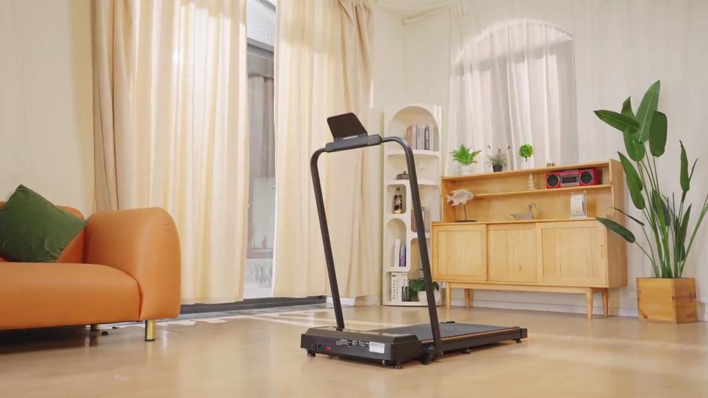 Formill FT51 2-in-1 Treadmill Black/Orange | 1-10KM/H | LED Display | 120KG Capacity | Home Gym Cardio Fitness