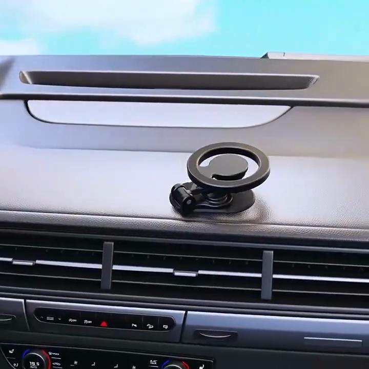 360 Rotate Magnetic Car Phone Holder Stand Magnet Car Mount Support GPS Mobile Bracket In Car