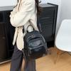 Women's PU Backpack Large Capacity Travel Multi-function Shoulder Bag