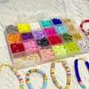 1Set/box Clay Beads Set for DIY Bracelet Necklace Accessories Jewelry Making