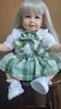 KEIUMI High Quality Reborn Baby Dolls Cloth Body Cute 55 Cm Boneca Reborn Girl with Long Hair Cosplay Smile Bebe Toy