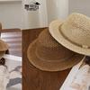 French Straw Hat With Wide Brim For Sun Protection And Breathability For Summer Beach Vacation