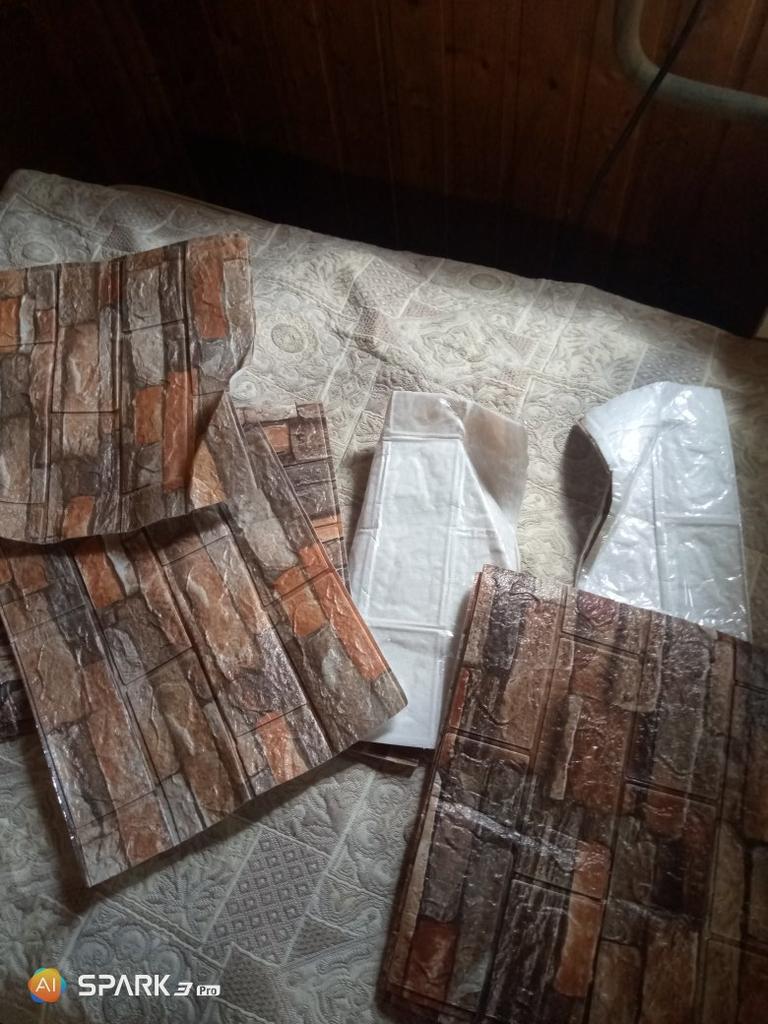 Купить 3D плитка кирпич наклейка на стену самоклеящаяся ...