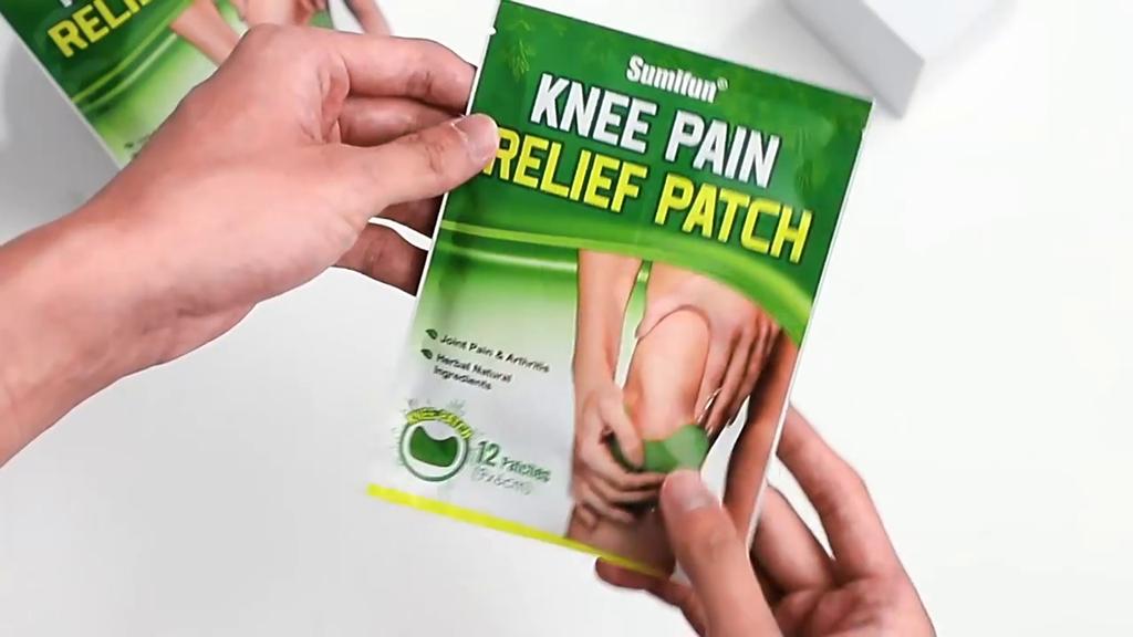 12Pcs/Wormwood Knee Plaster Pain Relief Patches Chinese Herbal Plaster Muscle Joint Stickers