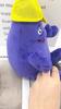 Grimace Shake Yellow Hat Plush Toy Cartoon Animal Design 18cm Height Customizable