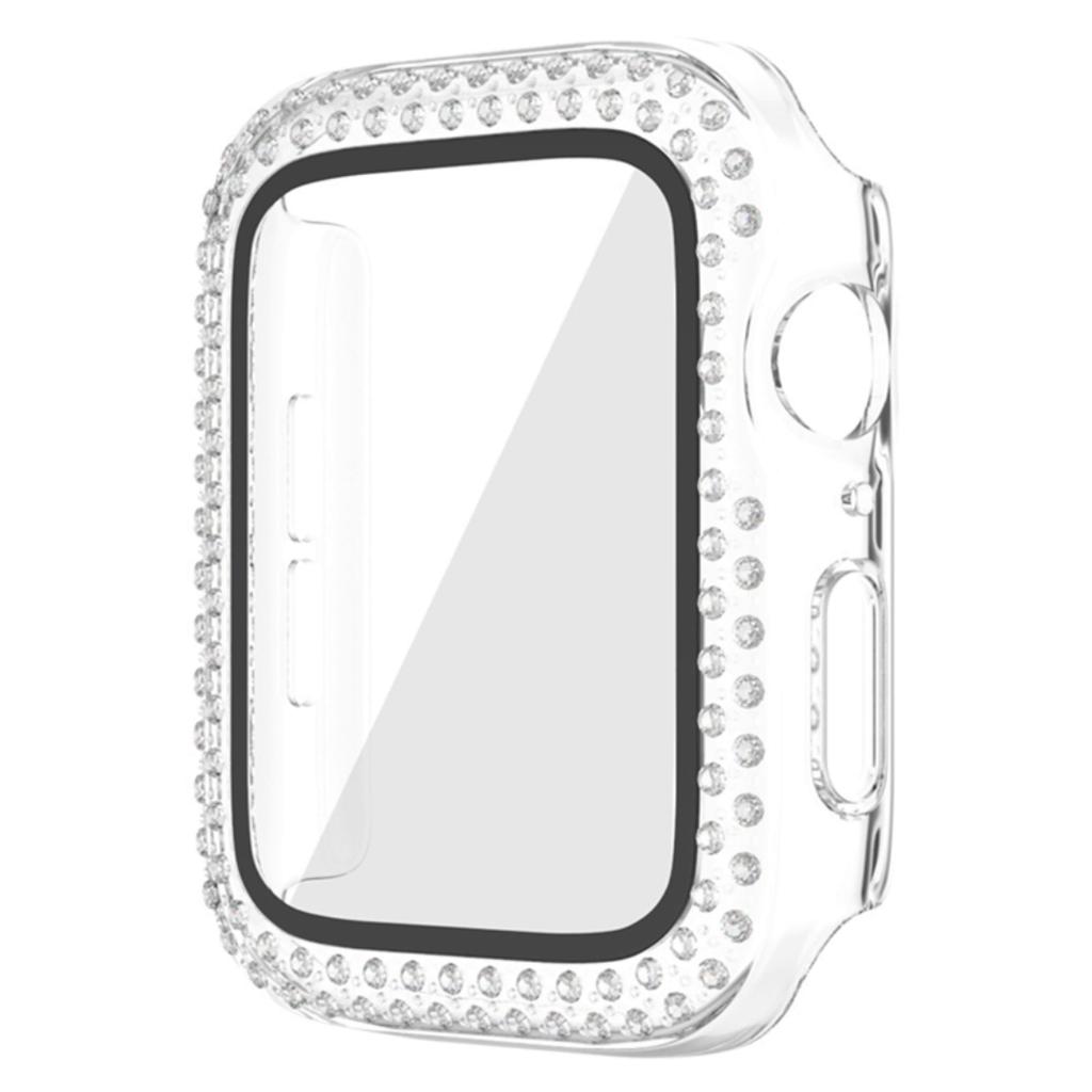 Diamond Glitter Case Cover for Apple Watch Series 10 46Mm 42Mm 9 8 Ultra 3 2 49Mm Se 45Mm 41Mm 40Mm 44Mm 38Mm Ochranná ochrana obrazovky Příslušenství