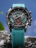 Luxury Watches for Men Multifunction Sports Quartz Wristwatch Chronograph Waterproof Luminous Male Clock Date