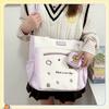 Women's Handbag Cartoon Print Book Bag Student Shoulder Bag Large Capacity Crossbody Bag