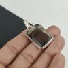 Wunderschöner Rauchquarz Edelstein Anhänger 925 Sterlingsilber - Handgefertigtes Design, Alltagsschmuck, Einzigartiger Rauchquarz Anhänger Geschenk für Männer