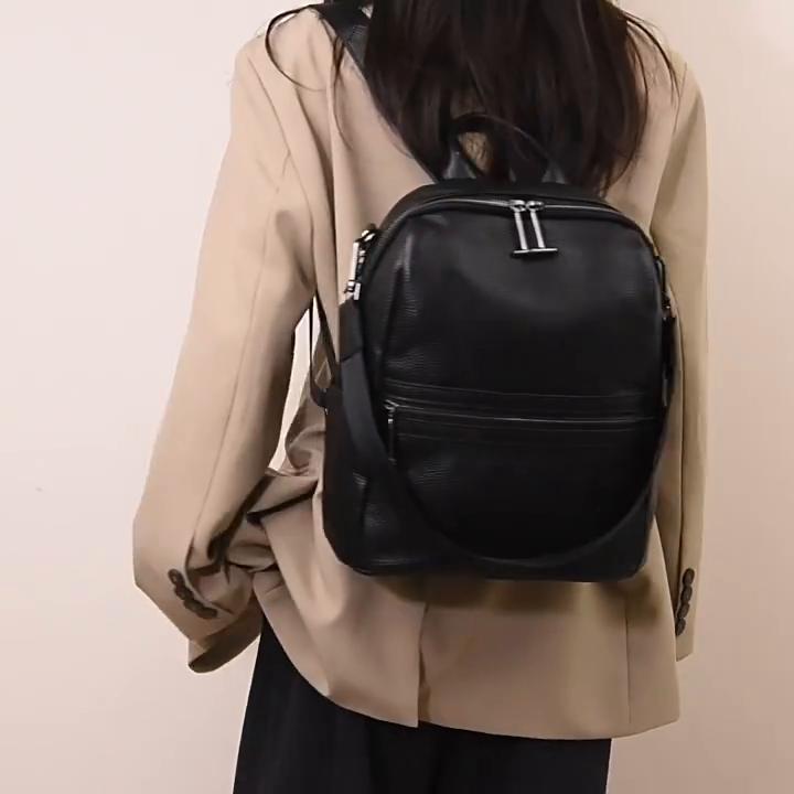 Women's Genuine Leather Backpack NP3486