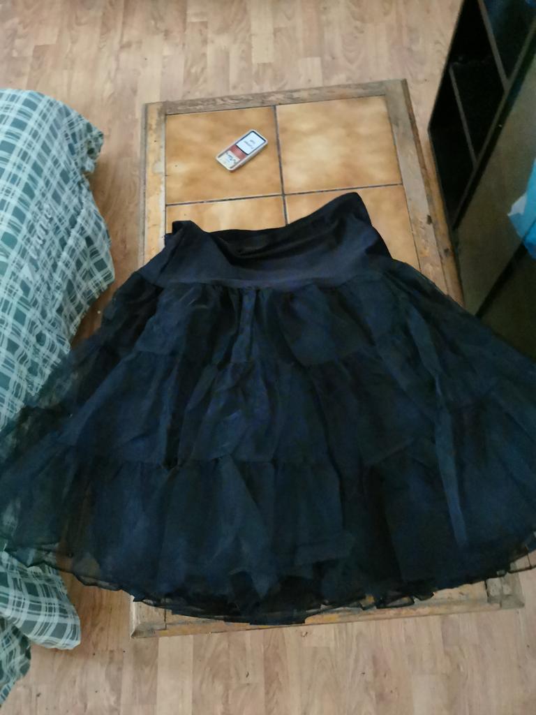 Jupon Tulle Jupe Noire En Tulle Jupon Tulle Noir Jupon Vintage En