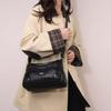 PU Women's Shoulder Bag Multi-Pocket Crossbody Bag Lightweight Middle-aged Mother Bag